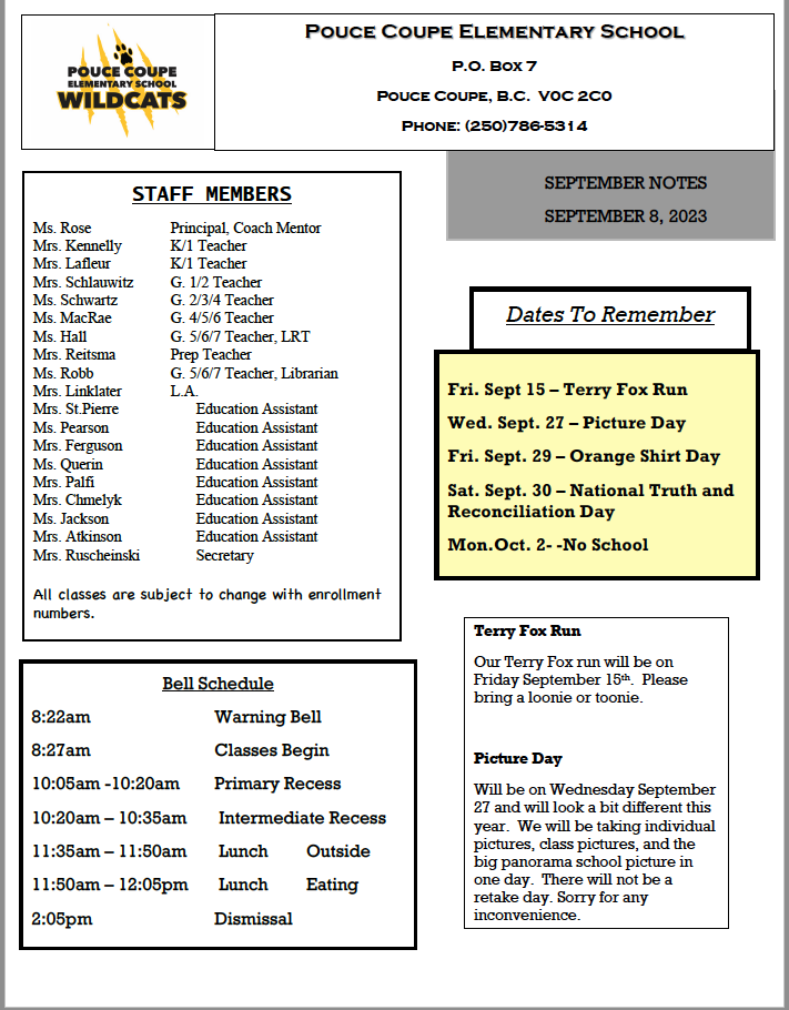 Pouce Coupe Elementary School District 59
